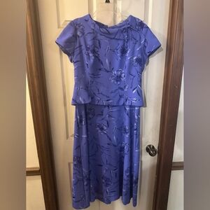 Danny & Nicole Lavender Floral Dress